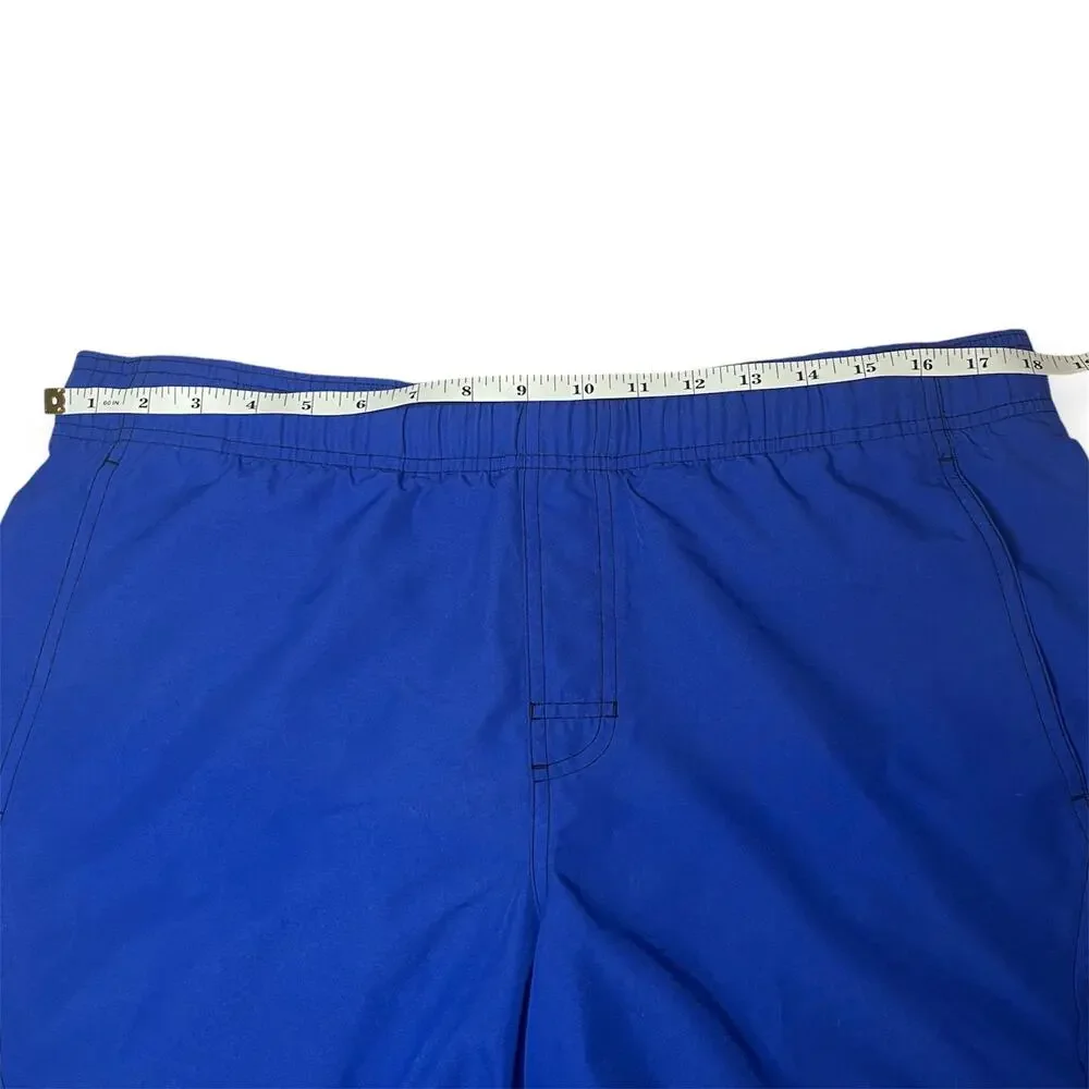 Nike Blue Swim‎ Trunks Men Athleisure Beach Vacation Pool Shorts Size Medium